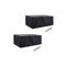 2Pcs 4 Person Poly Rattan Garden Furniture Covers