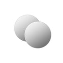 2 Pcs 70 Cm Round Glass Wall Mirrors