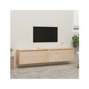 2 Pcs 80 X 30 X 35 Cm Wall Cabinets Solid Wood Pine