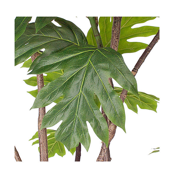 2 Pcs 90 Cm Artificial Natural Green Split Leaf Philodendron Tree