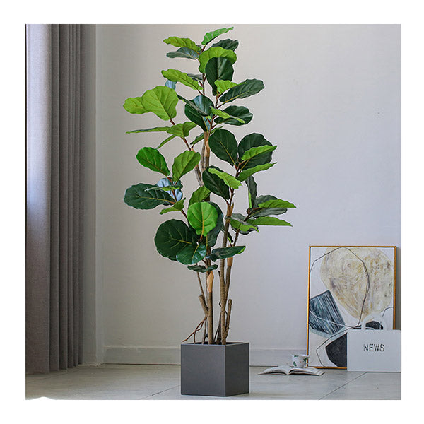 2 Pcs 95Cm Green Artificial Indoor Pocket Money Tree