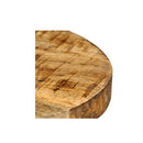 2 Pcs Bar Chairs Solid Mango Wood