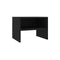 2 Pcs Bedside Cabinets Black Chipboard