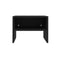 2 Pcs Bedside Cabinets Black Chipboard