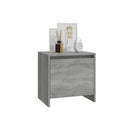 2 Pcs Bedside Cabinets Grey Sonoma Engineered Wood