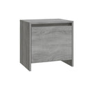 2 Pcs Bedside Cabinets Grey Sonoma Engineered Wood