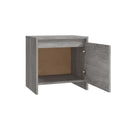 2 Pcs Bedside Cabinets Grey Sonoma Engineered Wood