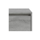 2 Pcs Bedside Cabinets Grey Sonoma Engineered Wood