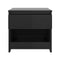 2 Pcs Bedside Cabinets High Gloss Black 40 X 30 X 39 Cm