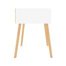 2 Pcs Bedside Cabinets High Gloss White 40 X 40 X 56 Cm Chipboard