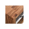 2 Pcs Bedside Tables Solid Acacia Wood