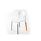 2Pcs Belloch Stackable Dining Chair White