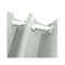 2 Pcs Blockout Curtains Panels 3 Layers Eyelet Room Darkening