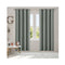 2 Pcs Blockout Curtains Panels 3 Layers Eyelet Room Darkening