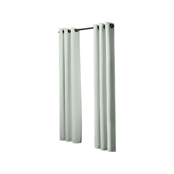 2 Pcs Blockout Curtains Panels 3 Layers Eyelet Room Darkening