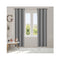 2 Pcs Blockout Curtains Panels 3 Layers Eyelet Room Darkening
