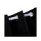 2 Pcs Blockout Curtains Panels Room Darkening Black