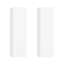 2 Pcs Cabinets White Chipboard