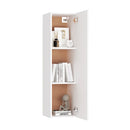 2 Pcs Cabinets White Chipboard