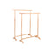 2 Pcs Clothes Racks Solid Oak Wood