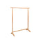 2 Pcs Clothes Racks Solid Oak Wood