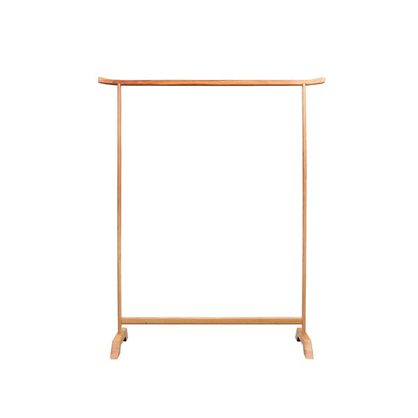 2 Pcs Clothes Racks Solid Oak Wood