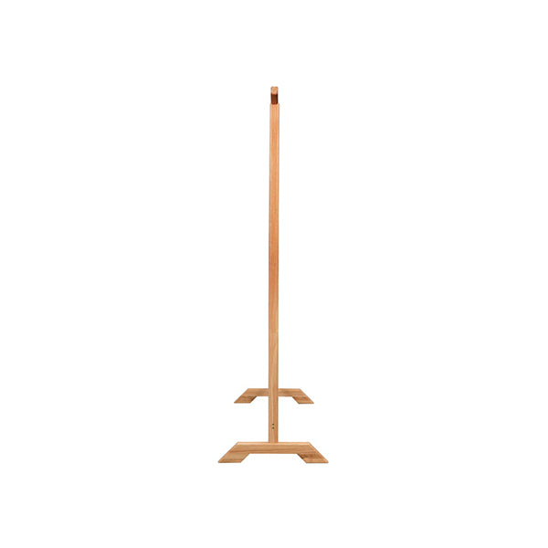 2 Pcs Clothes Racks Solid Oak Wood