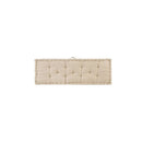 2 Pcs Cotton Pallet Floor Cushions Beige