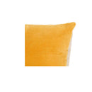 2 Pcs Cushions Cotton Velvet 45 X 45 Cm Yellow