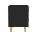 2 Pcs Engineered Wood Bed Cabinet