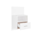 2 Pcs Engineered Wood Wall Mounted Bedside Cabinet