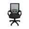 2 Pcs Ergonomic Mesh Computer Desk Midback Task Black Adjustable Chair