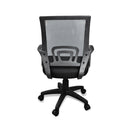 2 Pcs Ergonomic Mesh Computer Desk Midback Task Black Adjustable Chair