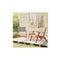 2 Pcs Solid Acacia Wood Garden Chairs