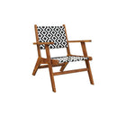 2 Pcs Solid Acacia Wood Garden Chairs