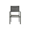 2 Pcs Garden Chairs Textilene And Steel Anthracite And Black