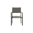 2 Pcs Garden Chairs Textilene And Steel Grey And Anthracite