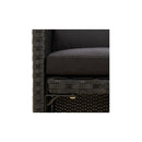 2 Pcs Garden Chairs With Cushions Poly Rattan Black