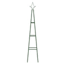 2 Pcs Garden Climbing Plant Racks Dark Green
