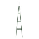 2 Pcs Garden Climbing Plant Racks Dark Green