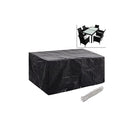2Pcs Garden Furniture Covers 4 Person Poly Rattan