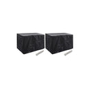2 Pcs 8 Eyelets Garden Furniture Covers