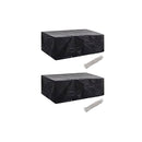 2 Pcs 8 Eyelets Garden Furniture Covers