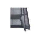 2 Pcs Garden Rocking Chairs Textilene Dark Grey