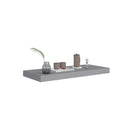 2 Pcs Grey Floating Wall Shelves