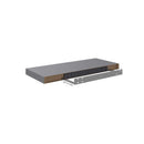 2 Pcs Grey Floating Wall Shelves