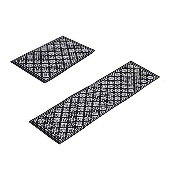 2 Pcs Kitchen Mat Floor Rugs Non Slip