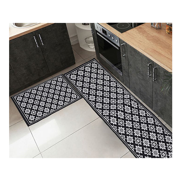 2 Pcs Kitchen Mat Floor Rugs Non Slip