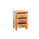 2 Pcs Nightstands 40 X 30 X 54 Cm Solid Oak Wood