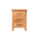 2 Pcs Nightstands 40 X 30 X 54 Cm Solid Oak Wood
